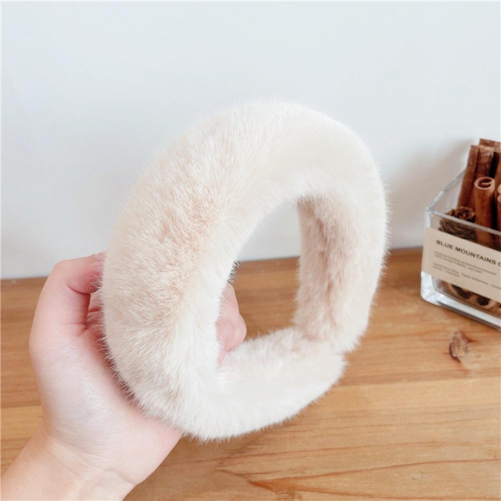 Women Girls Plush Widen Thicken Plush Sponge Hair Bands Faux Fur Padded Headbands Soft Fluffy Furry Hair Hoops Winter Headdress