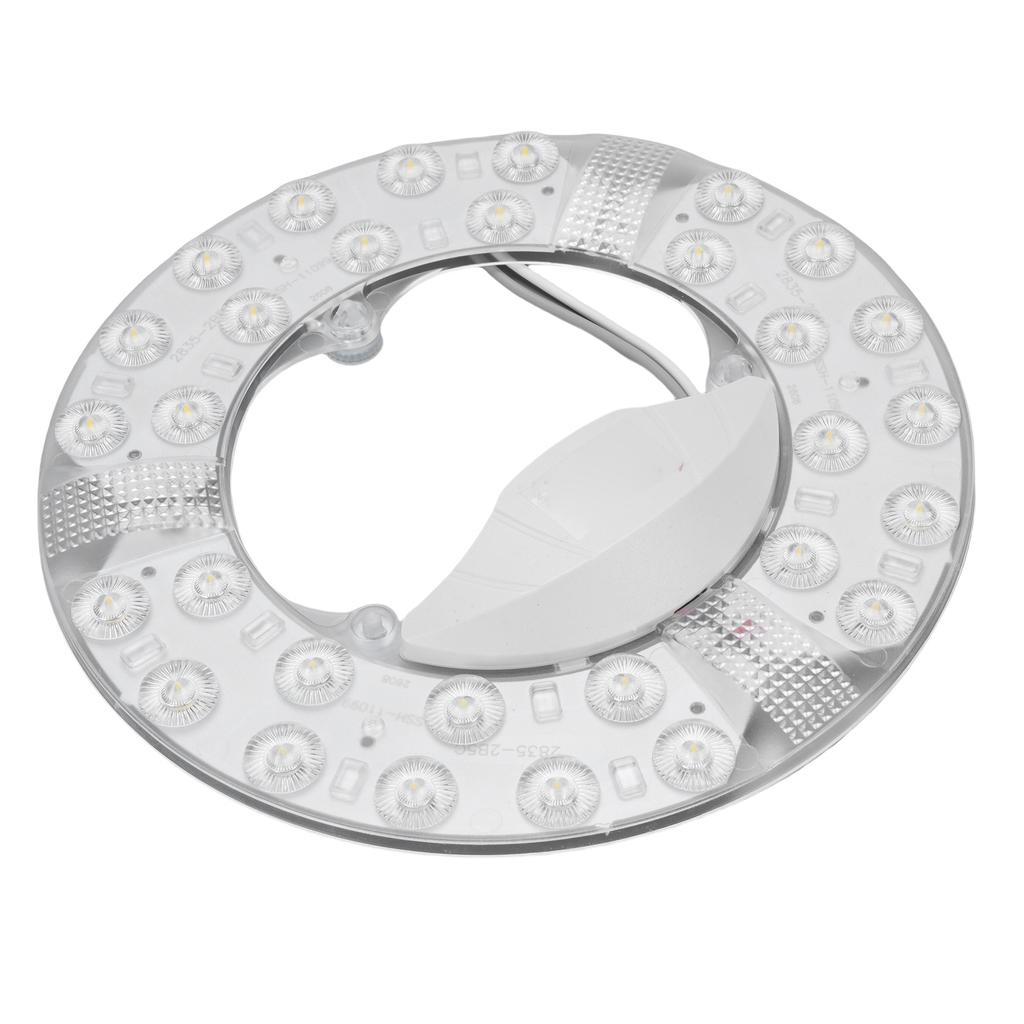 Ceiling Fan LED Light Energy Saving White Color Ceiling Light Retrofit Kit Round Light Replacement Panel PC Board 30W