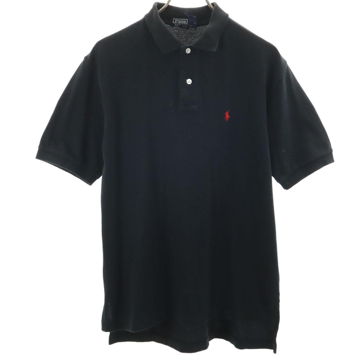 

Polo by Ralph Lauren Short sleeve Polo shirt M black Fawn Men s Used