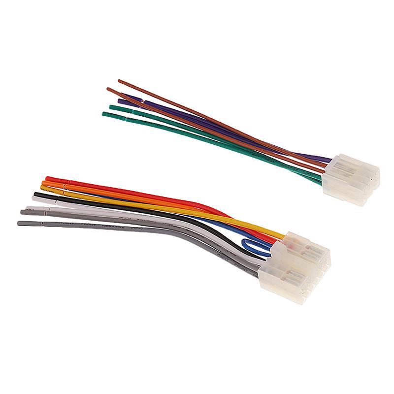 Professional 2Pcs Car Radio Stereo CD Player Wiring Harness Cable Installation Kit for Toyota Car Accessories Supplies Products
