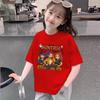 Kids Kpop Demon Hunters Children's T-Shirt Short Sleeve T-shirt Cute Kpop Demon Hunters Tiger Harajuku Tshirt for Boys Girls