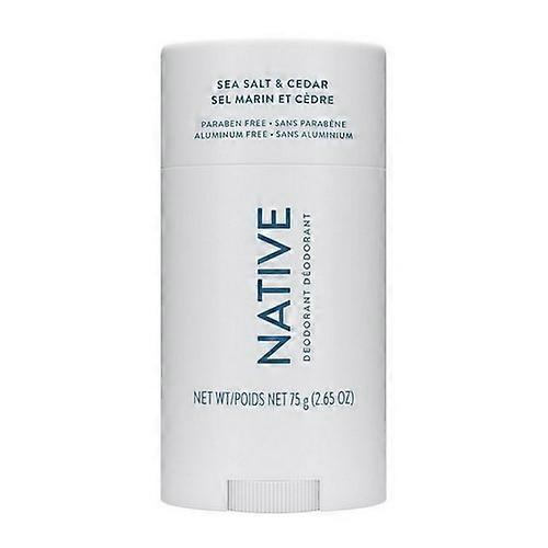 Native Sea Salt And Cedar Deodorant, 75 Grams