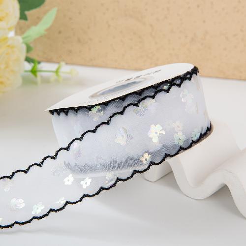 Yards Fishtail Organza Ribbon Crafts Bow Polyester Silk Satin Ribbons 4cm Shiny Silk Ribbons for Decorating Weddings