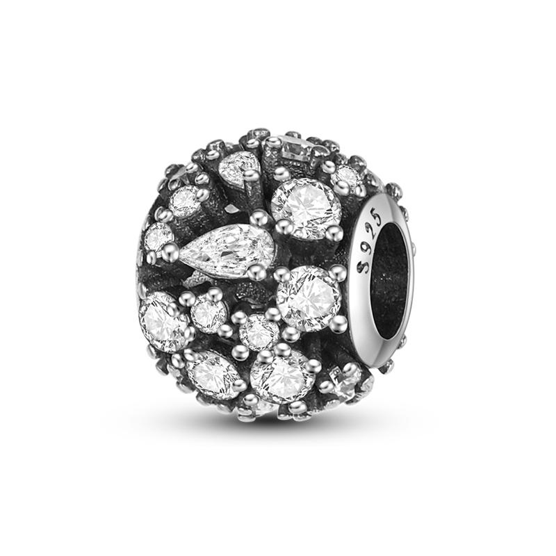 Mărgele Charm Pandantiv Noi din Argint Sterling 925 Linii Geometrice Se Potrivesc Brățării Originale DIY Pentru Confecționare Colier cu Pandantiv Femei