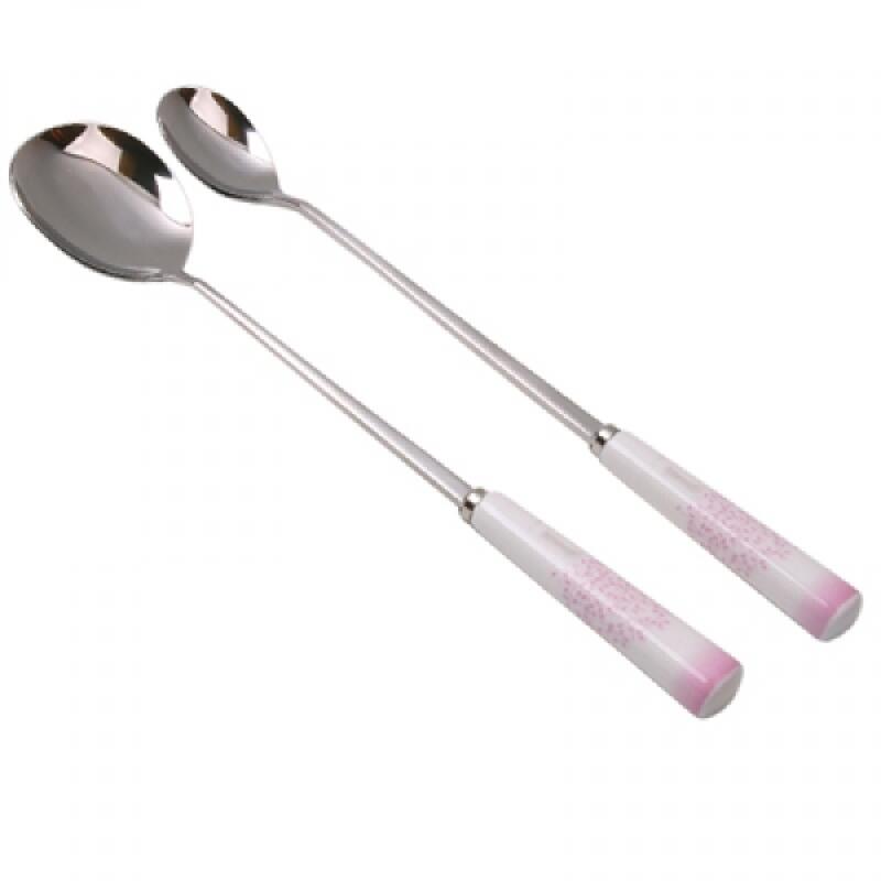 

Pink Maple Ceramic Spoon Hwachae Spoon