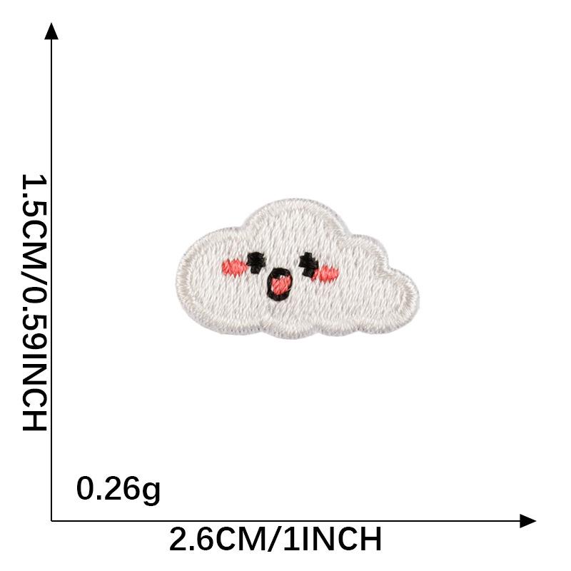 Cartoon Animal & Food Iron-On Embroidery Patches for Clothing, Bags, & Hats