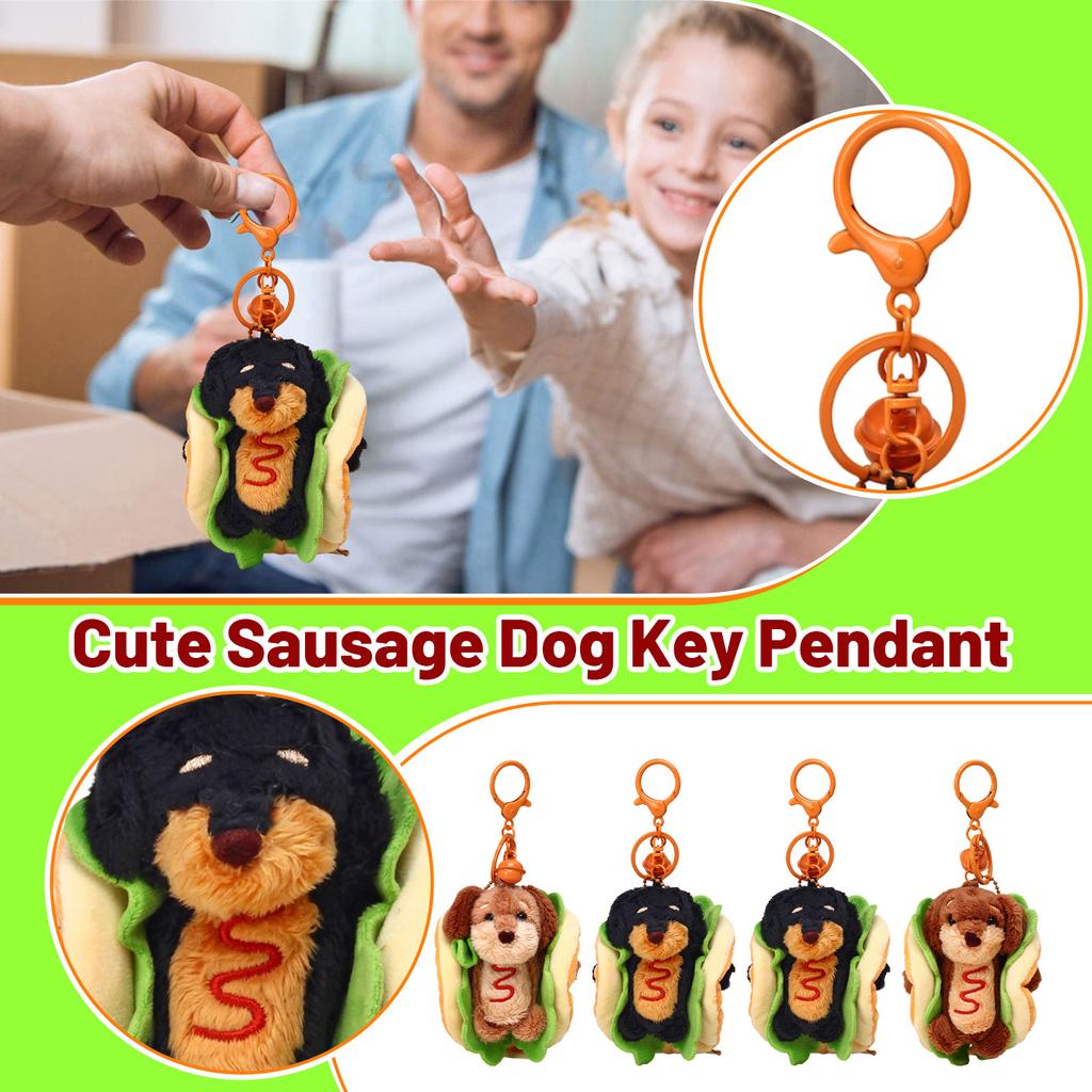 Cute Dachshund Key Pendant