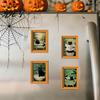 Halloween Refrigerator Magnets Black Cat Wooden Magnet, Theme Decorative Miniature Art Wall Magnetic Decal, for Kitchen Cabinets And Whiteboards Decor