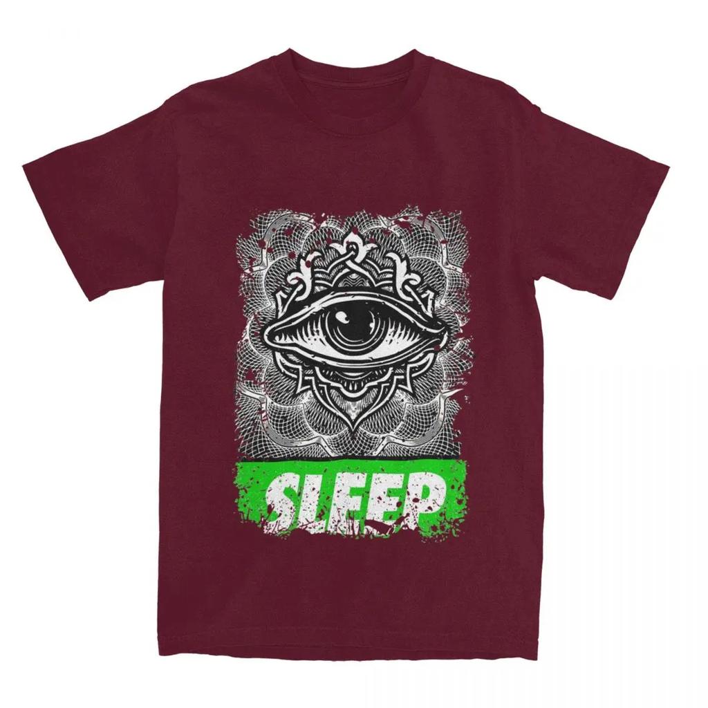 Men Women Sleep Band Shirt Apparel Stoner Doom Metal  Tops T-shirt Vintage Tees New Arrival