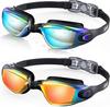 Custom HD Anti-Pinch Swim Cap & Foldable Goggles Set with Nose Clip & Earplugs