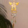 Crystal Wind Chimes Rotating Light Collection Pendant Home Decor Wind Spinner  Door