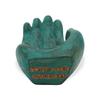 Incense Burner Stone Hand Earth Protect Green