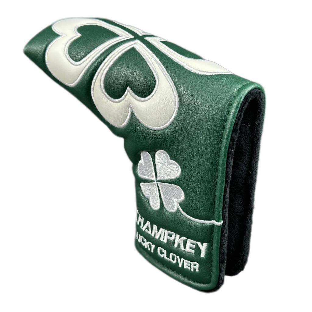 Four-Leaf Clover Putter Set - White & Green Golf Essentials