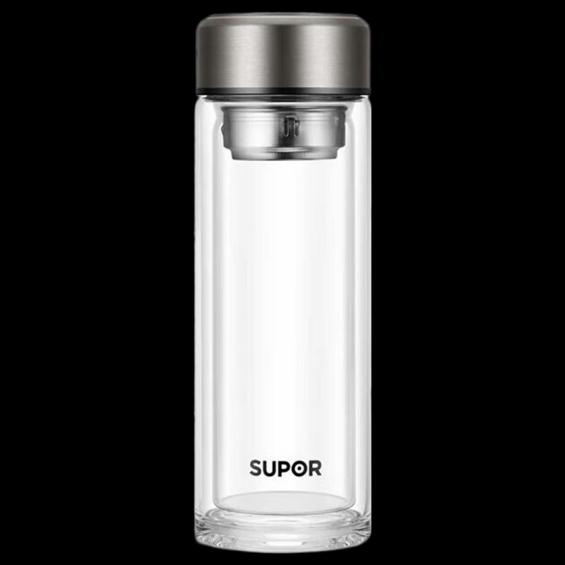 Supor Double-Layer Heat-Resistant Glass Cup