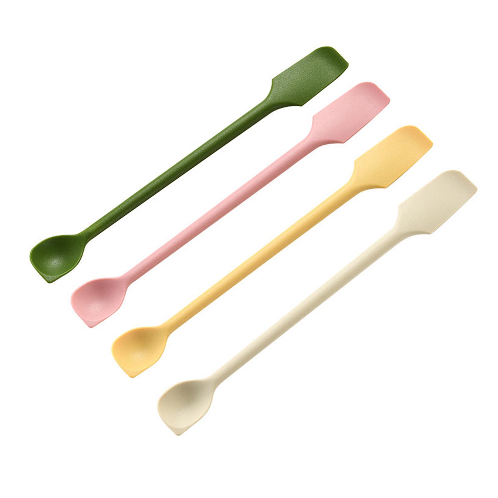 

Set of 4 Flexible Silicone Kitchen Spatulas Sauce Mixing Spatula Baking Spatula for Mixing Batter or Scraping Sauces