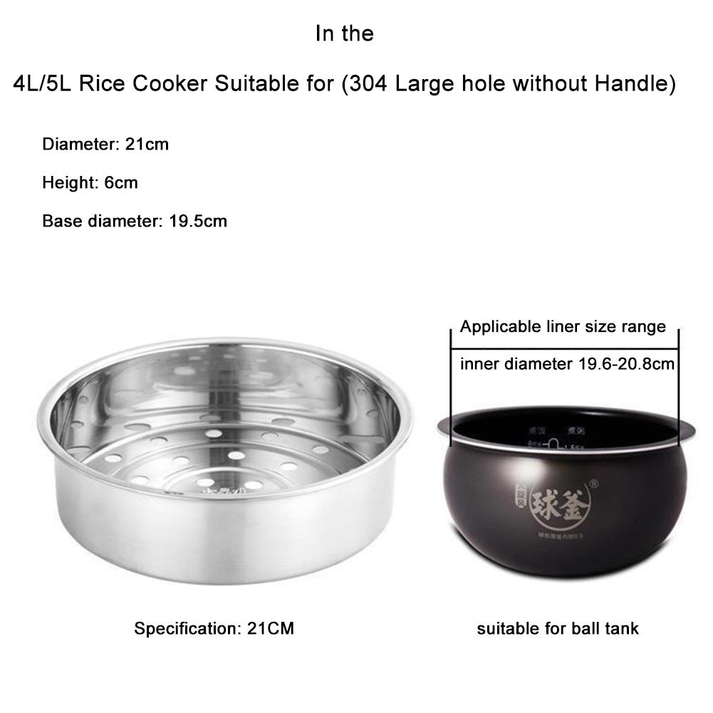Steaming Grid Steam Basket Thickened 304 Stainless Steel Full Range Household Kitchen Tools Large Hole Steamer