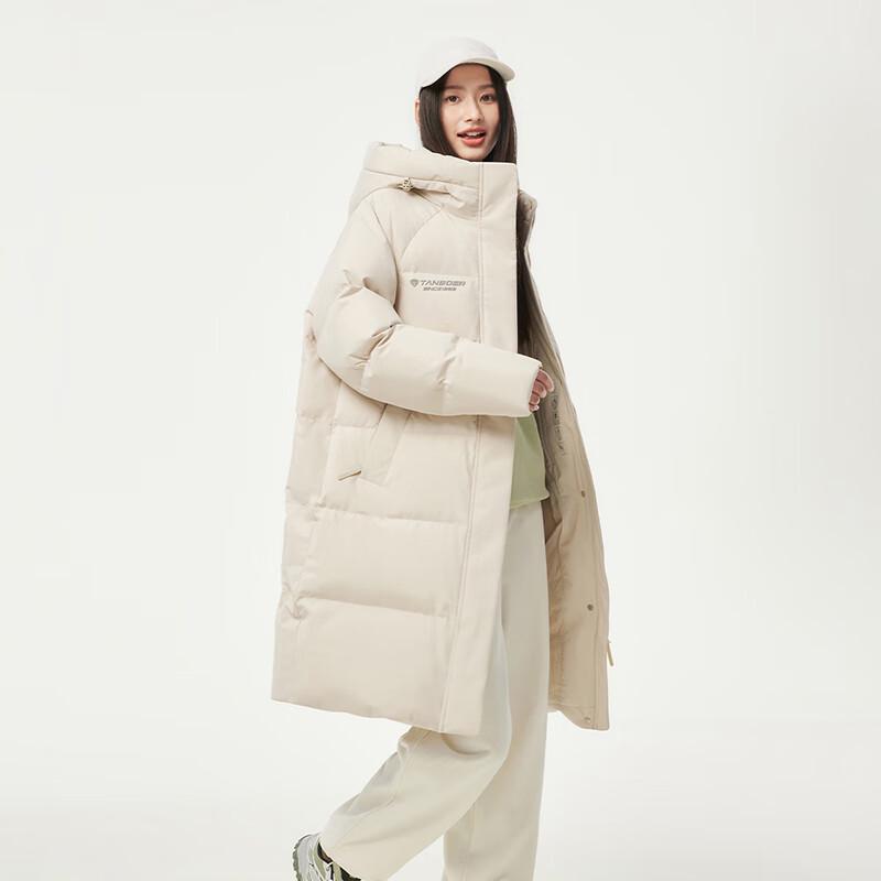 Tanbol Women's Long Warm Hooded Down Jacket