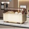 MUYA Kitchen Dish Drying Rack with Cover