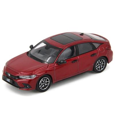 Paudi Model Scale Diecast Honda Civic 2022 Model Red 1/43 Car,