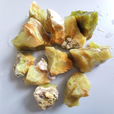Natural Green Opal Stone Diffuser Oils Raw Stone Mineral Rock Specimen Reiki Healing Rough Stone Collect Home Decoration Stone