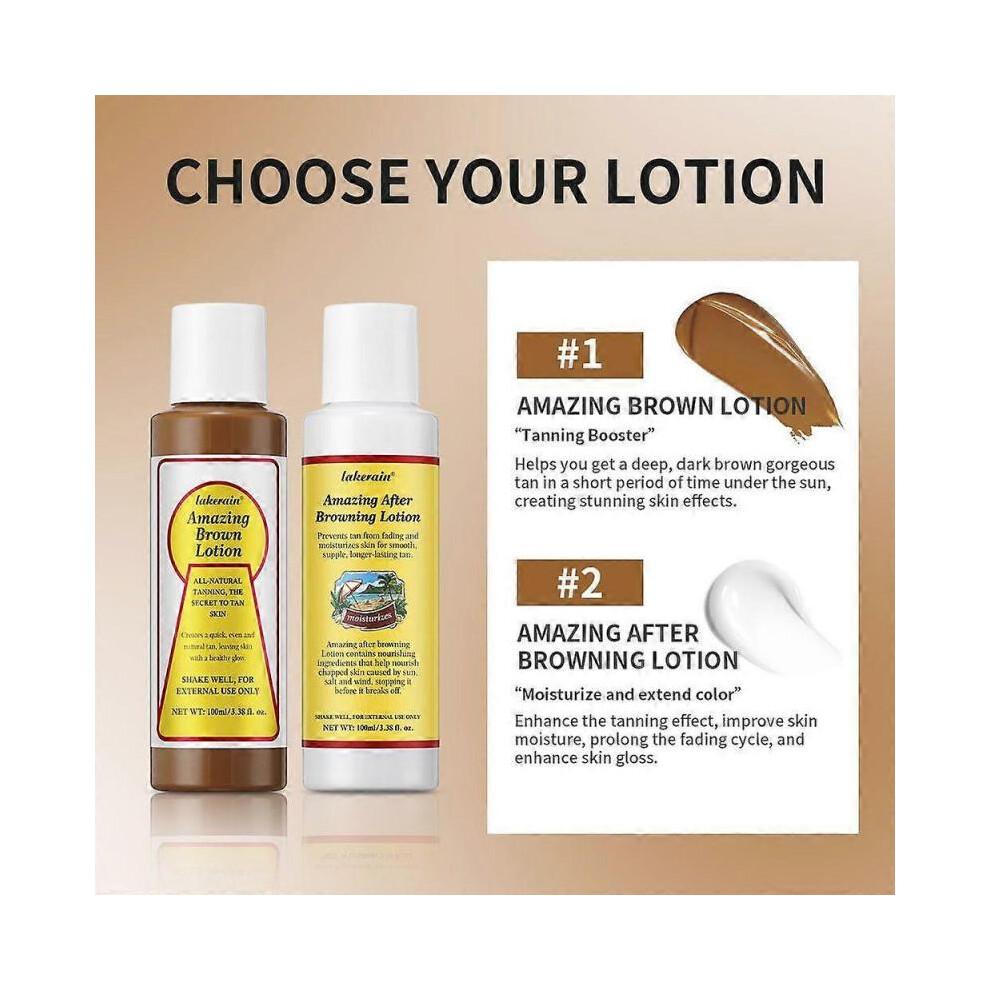 (HNĚDÉ MLÉKO)Úžasné Maui Babe After Browning Lotion Rychlé Tmavé Opálení 100ml Opalovací NOVÉ