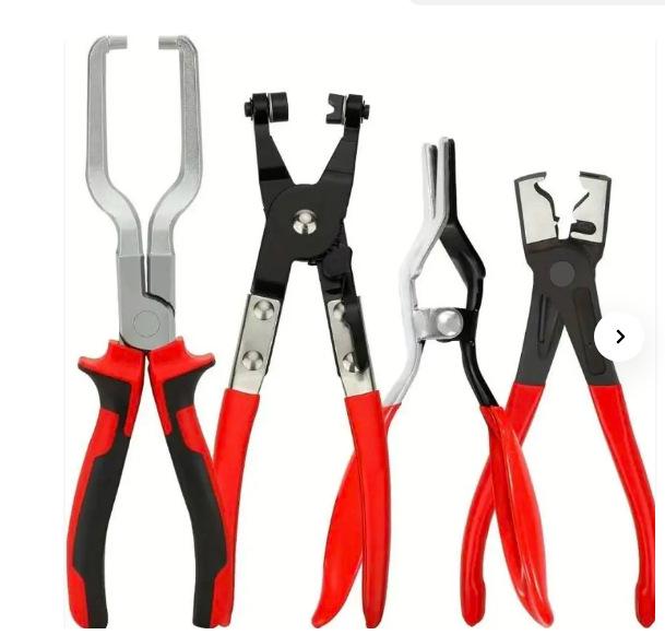 Car Fuel Pipe Connector and Filter Removal Pliers Set