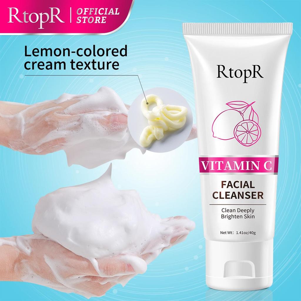 VC Facial Cleanser Deep Cleansing Exfoliating Moisturizing And Brightening The Complexion The Skin Is Clean And Smooth