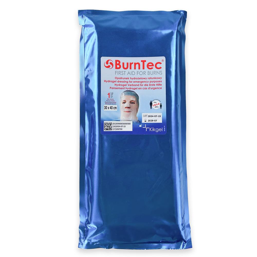 Burntec Emergency Hydrogel Face Dressing 30cm x 40cm 1pc