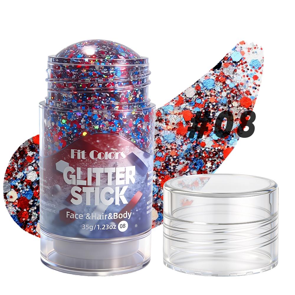 

Body Paint Glitter Stick Face Lip Stick Gold Glitter Eyeshadow Stage Sparkling Sequins Cream Glitter Gel High Gloss Makeup