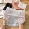 7A Mid-rise Lace Mesh Panties: Sexy, Breathable & Comfortable Semi-Transparent Briefs for Young Girls