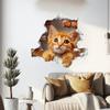 Cute Cat Wall Sticker Removable Adhesive for Kids Room Nursery Kindergarten Home Decor Wall Decals