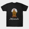 Men Black Print T-shirt Mentalo No-Cut Transfer Paper Print Cotton Tshirt
