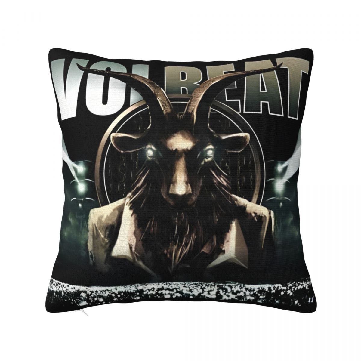 

Volbeats Greatest Of All Tours 2025 Pillow Case Band Cushion Cover Creative Zipper Decorative Pillowcover for Sofa 40*40cm 30cm x 30cm