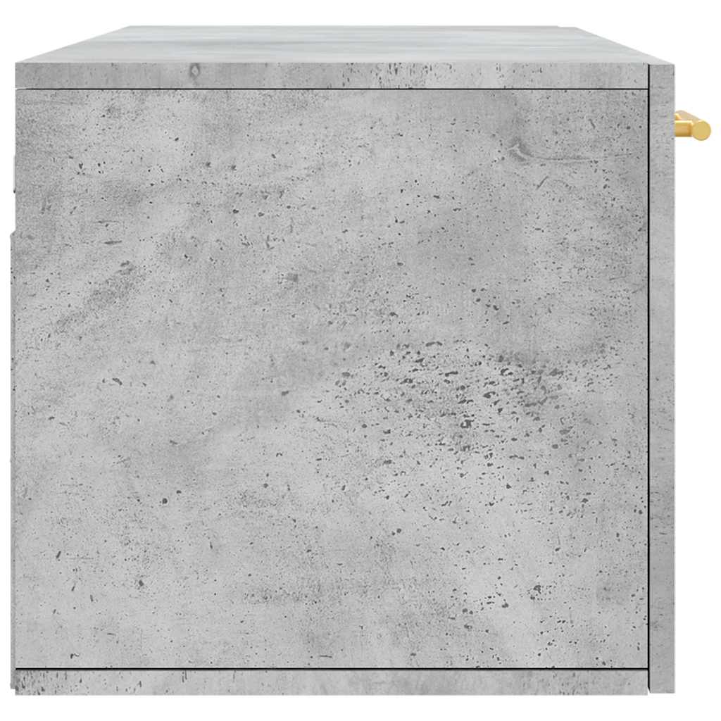 Vidaxl Wall Cabinet, Concrete Gray, 100X36.5X35 Cm
