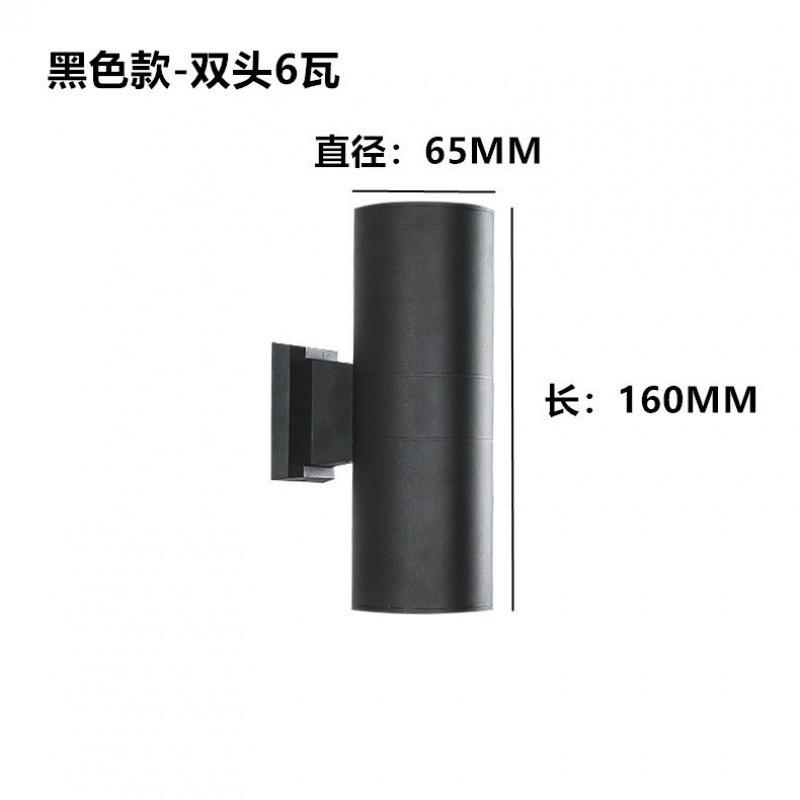 Outdoor Double Head Wall Lamp E27 Garden Yard Balcony Aluminum Porch Street Path Light Indoor Corridor Wall Sconce Waterproof