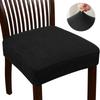 Jacquard Chair Covers Stretchy Solid Color Anti-Slip Chair Slipcovers Soft Sofa Seat Cover Living Room Restaurant Office Hotel