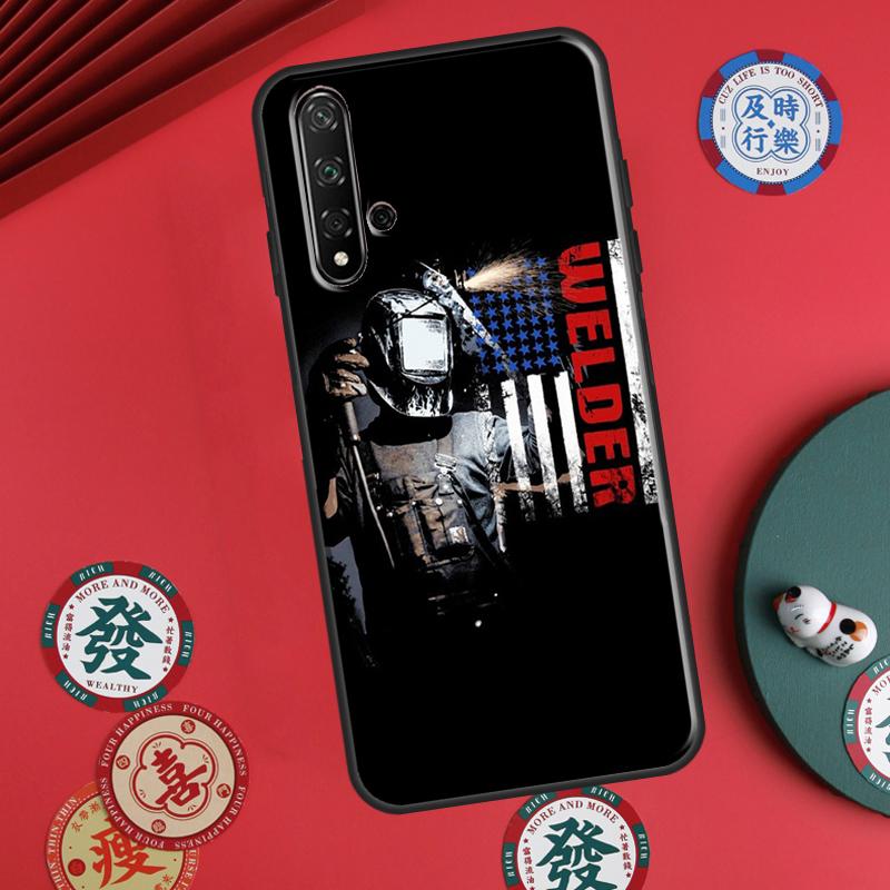 Welder Welding For Huawei P30 P20 P40 Lite P60 Pro Nova 5T 12s 12i 11i Y90 Y70 Y60 Y61 Y91 Y72 9 10 SE Case Huawei P30 Lite