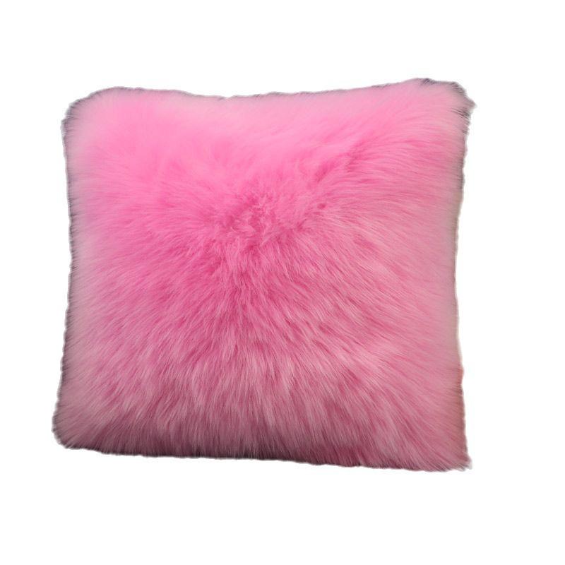 Nordic Long Plush Fur Throw Pillow & Cushion