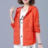Women's Sun Protection Thin Coat Waterproof Clothing Windbreaker Hooded Casual Jacket