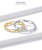 Avle European & American Hot-Selling S925 Sterling Silver Platinum-Plated Hollow Fashion Ring Bracelet for Women