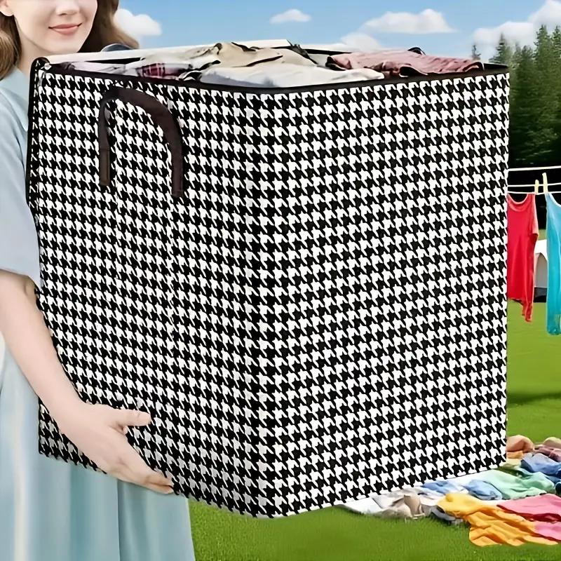 Large Capacity Storage Bags Foldable Clothes Storage Box Closet Organization Under-Bed Storage Closet
