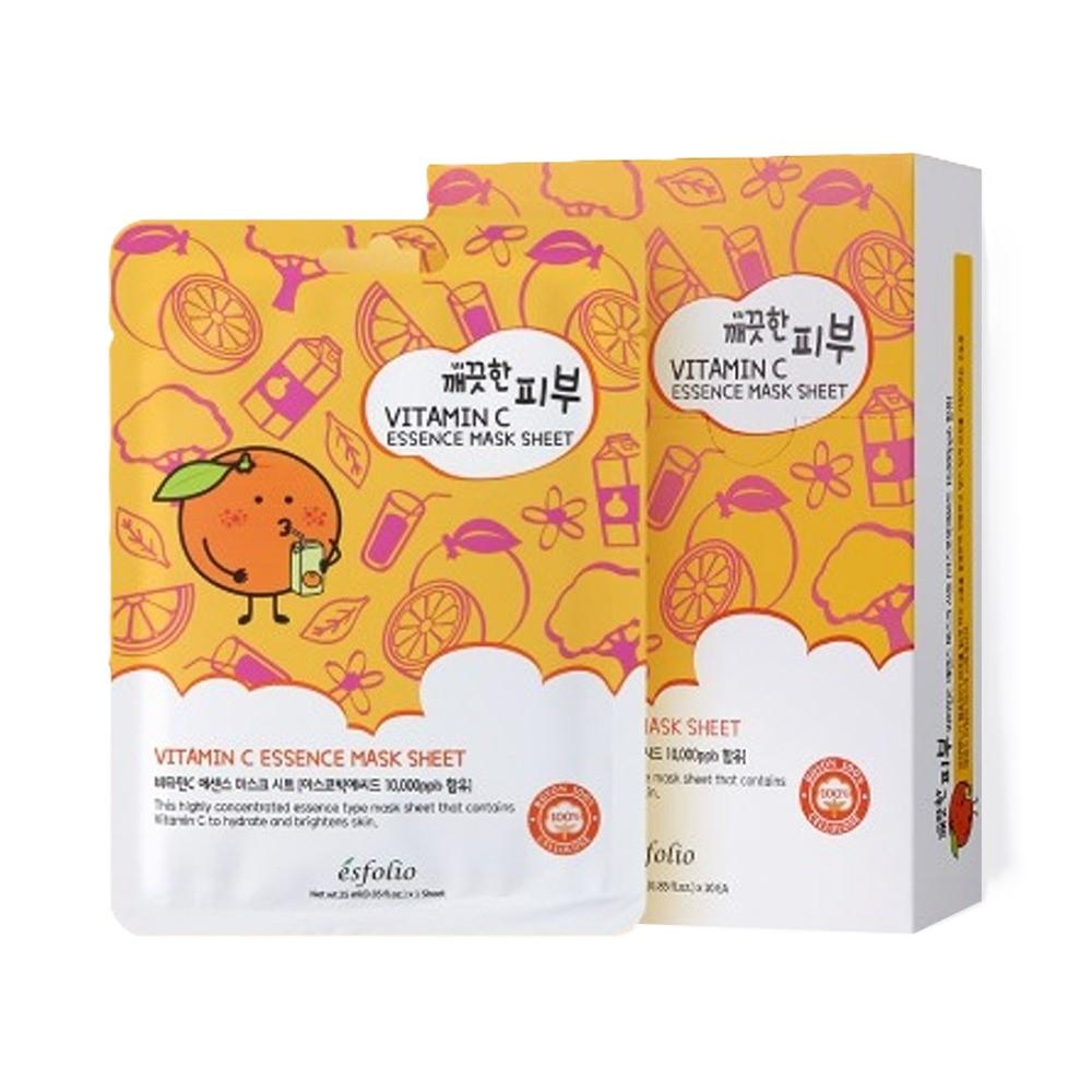 [esfolio] Vitamin C Essence Mask Sheet 25ml*10EA