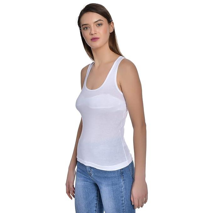 Women's Modal Slim Fit Sleeveless Bottoming Shirt with Lace Edge - Scoop Neck, Thin Section for Spring and Summer