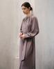G Mar Round Neck Long Dress Maroon
