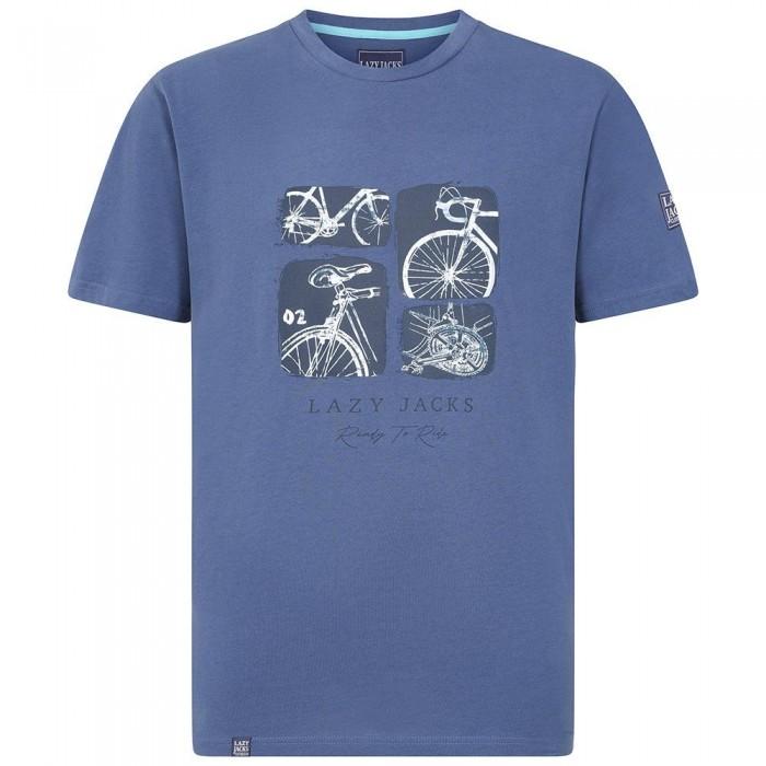 Lazy Jacks Mens Bicycle Cotton T-Shirt