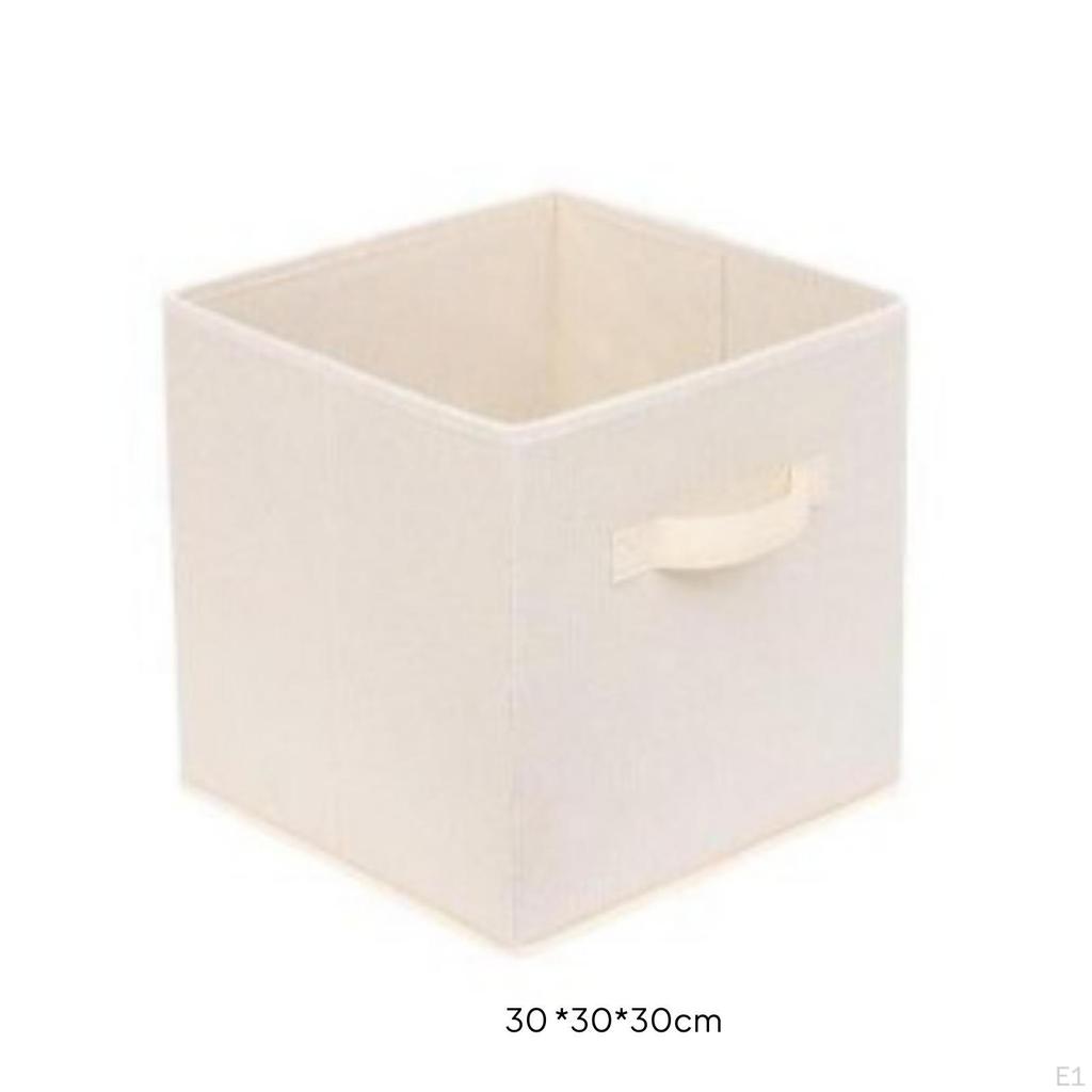 Fabric Storage Cube Foldable SpaceSaving Container for Shelves, Bedroom, Nursery