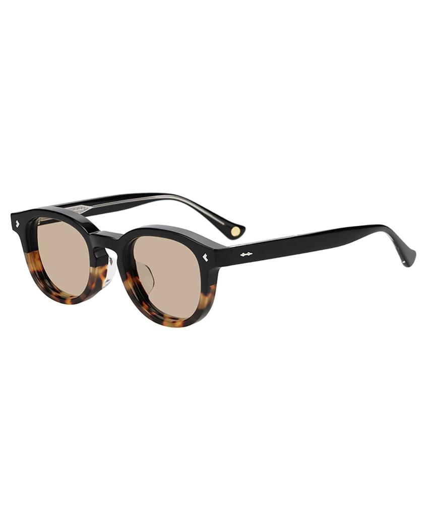 JOURNAL STANDARD Relume Sunglasses Colored Thick UV for for Unisex [Zoff] Boston-style (Black (Gradient) - ZN261G03_18E1) Lenses, Frame, Stylish,