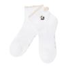 GOLDEN BEAR (WOMEN) Shirring Pompom Socks_G6LAX25122BEX