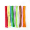 100pcs Plush Tinsel Stem DIY Strips Twist Bar Educational Toys Plush Wired Twist Sticks  Handcraft