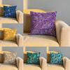 Color Paisley Pattern Cushion Cover Soft Reversible  Durable Pillow Cover  MultiScene Use for Home  Car Daily Comfort